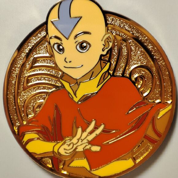 Avatar The Last Airbender Aang Y174 Enamel Pin Common Official Collectible Badge - Picture 1 of 3